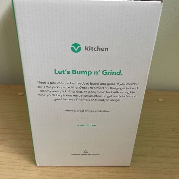 Vremi Single Cup Coffee maker. 14 oz. Travel Coffee Mug included Silver New - Picture 4 of 4